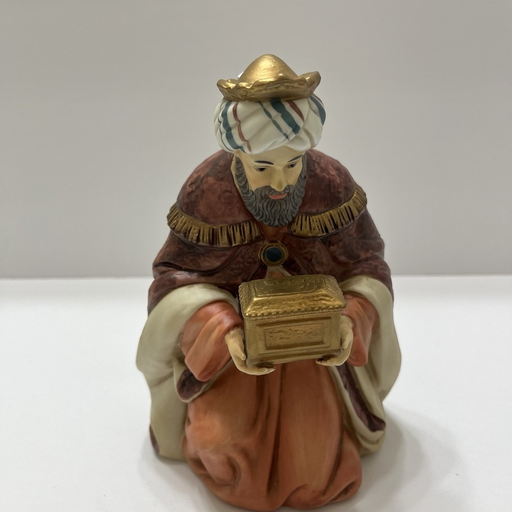 Christmas Grandeur Noel Nativity Wise Man Replacement Piece Porcelain 1999